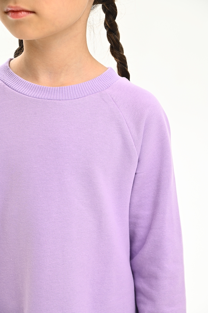 Dívčí šaty - světle-šedý melanž 98