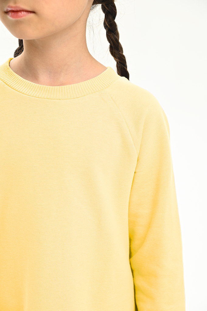 Dívčí šaty - žlutá 116