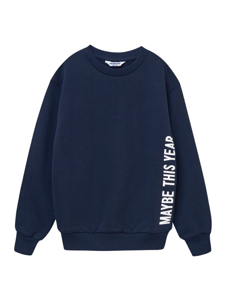 Unisex mikina Maybe - Navy 122