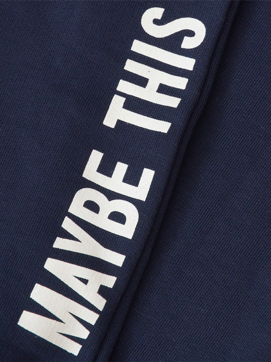 Unisex mikina Maybe - Navy 122