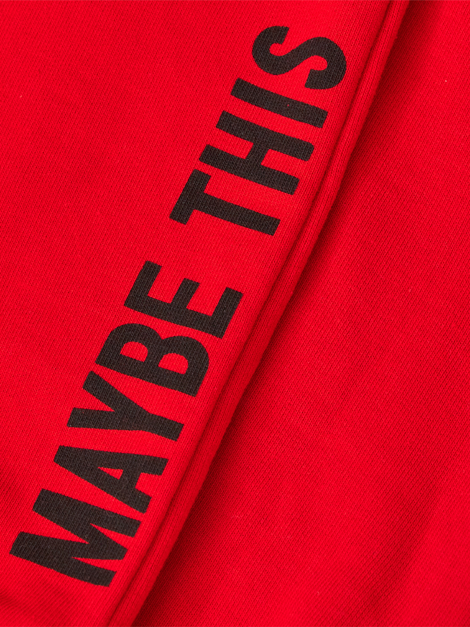 Unisex mikina Maybe - Červená 146