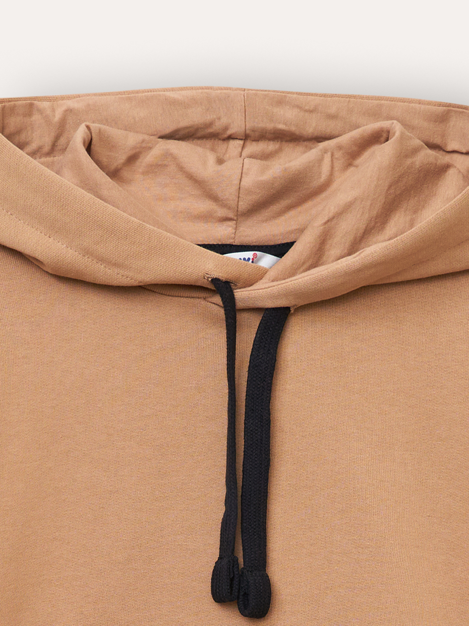 Unisex mikina s kapucí Future - Béžová 170