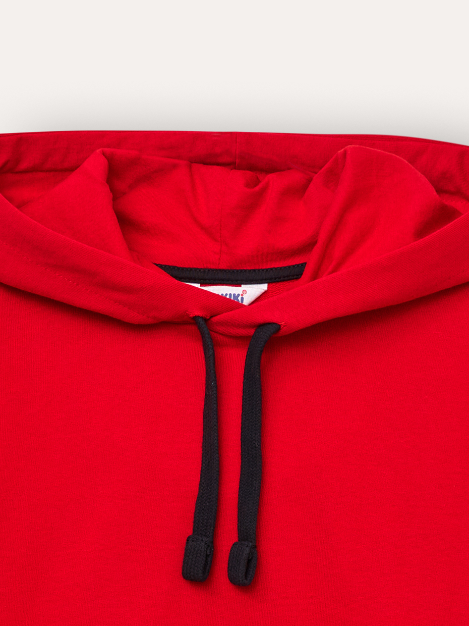 Unisex mikina s kapucí Future - Červená 140