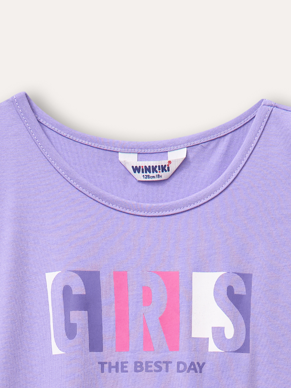 Dívčí šaty Play Time - černá 128