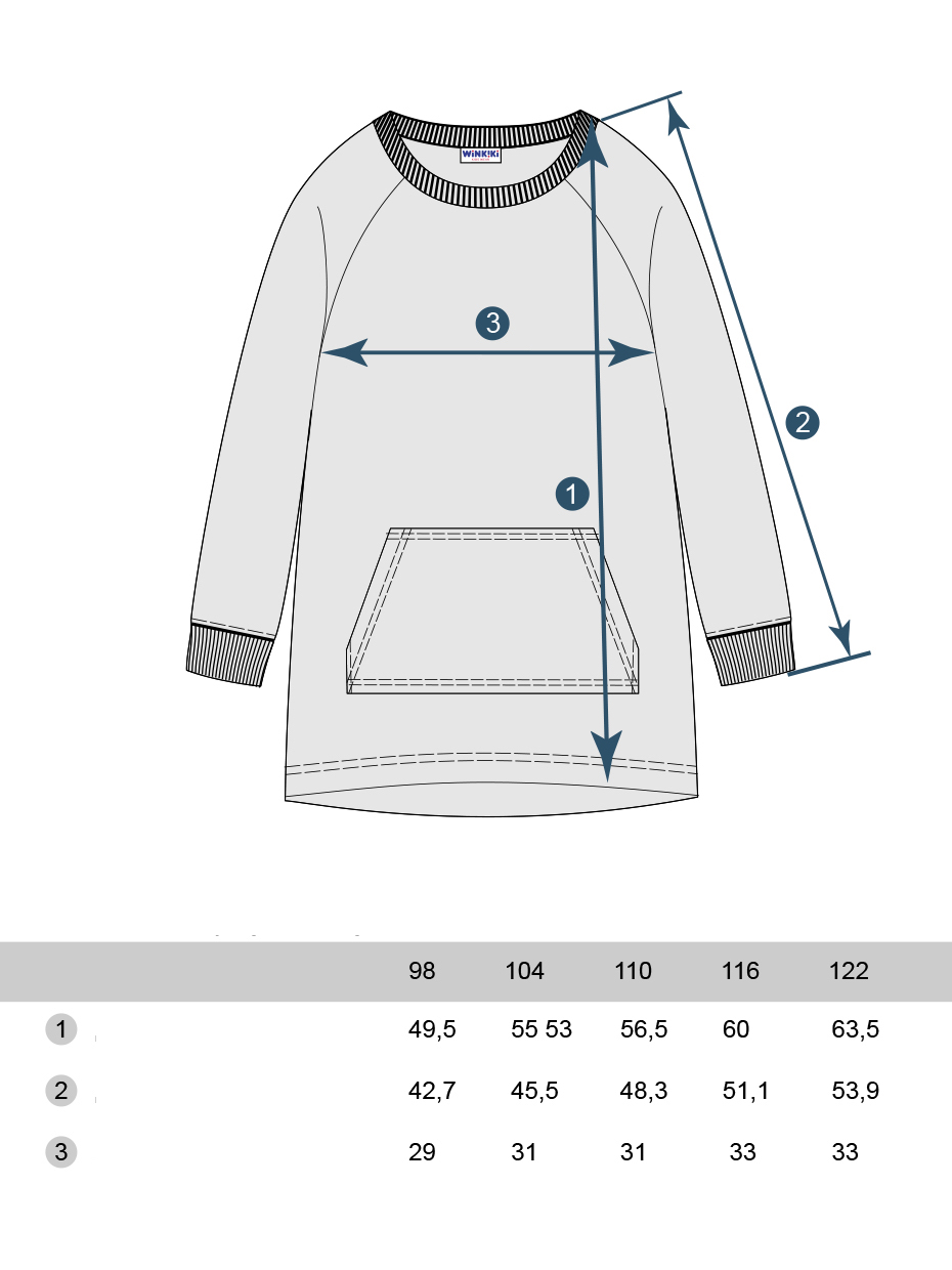 Dívčí šaty Blessed - navy 104