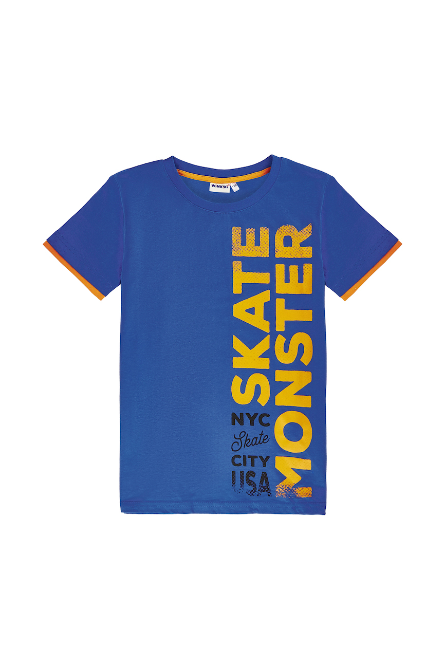 Chlapecké tričko Skate Monster - modrá 146