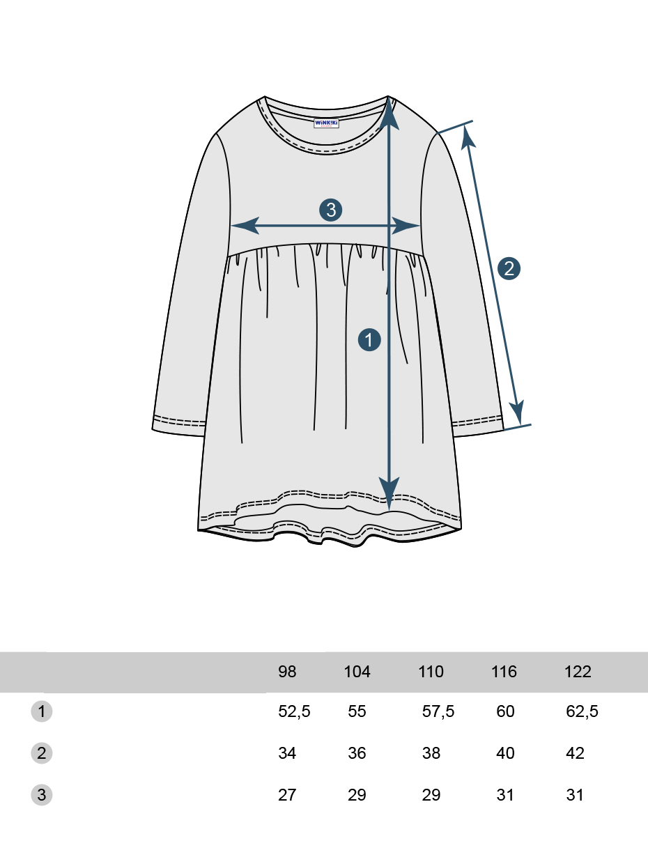 Dívčí šaty Animals - šedý melanž 116