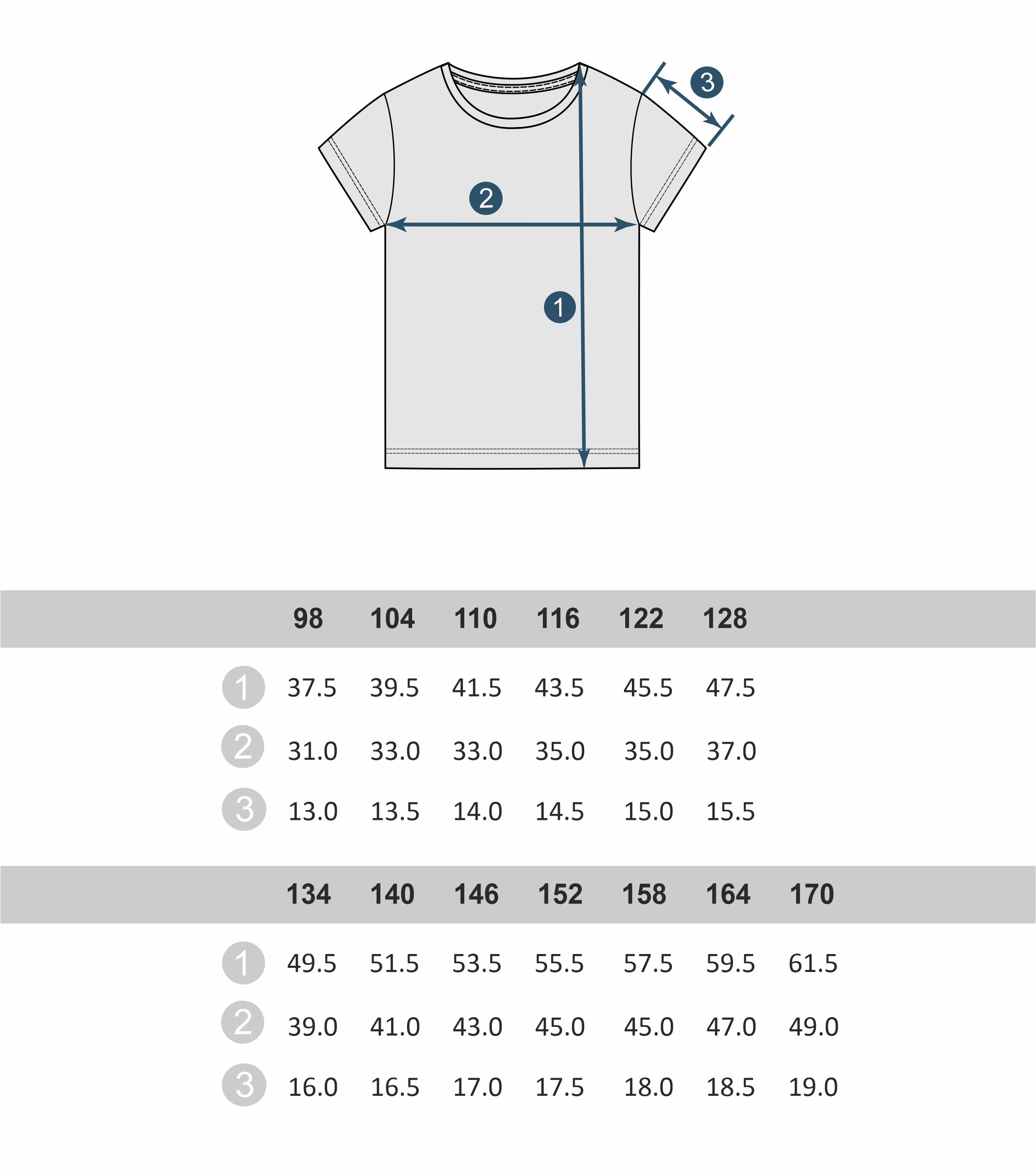 SET - 3ks - Tričko s krátkým rukávem - více barev 170