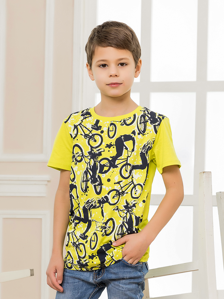 Chlapecké tričko Bikes - salátová 152