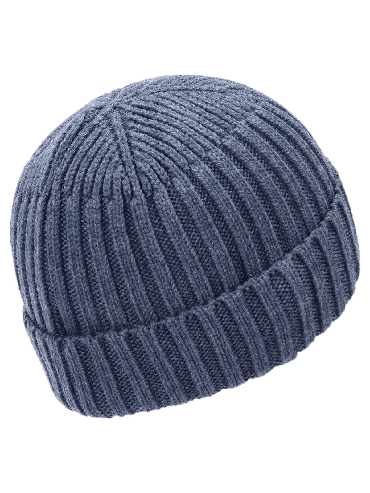 Pánská pletená čepice - 9545 - džínsová