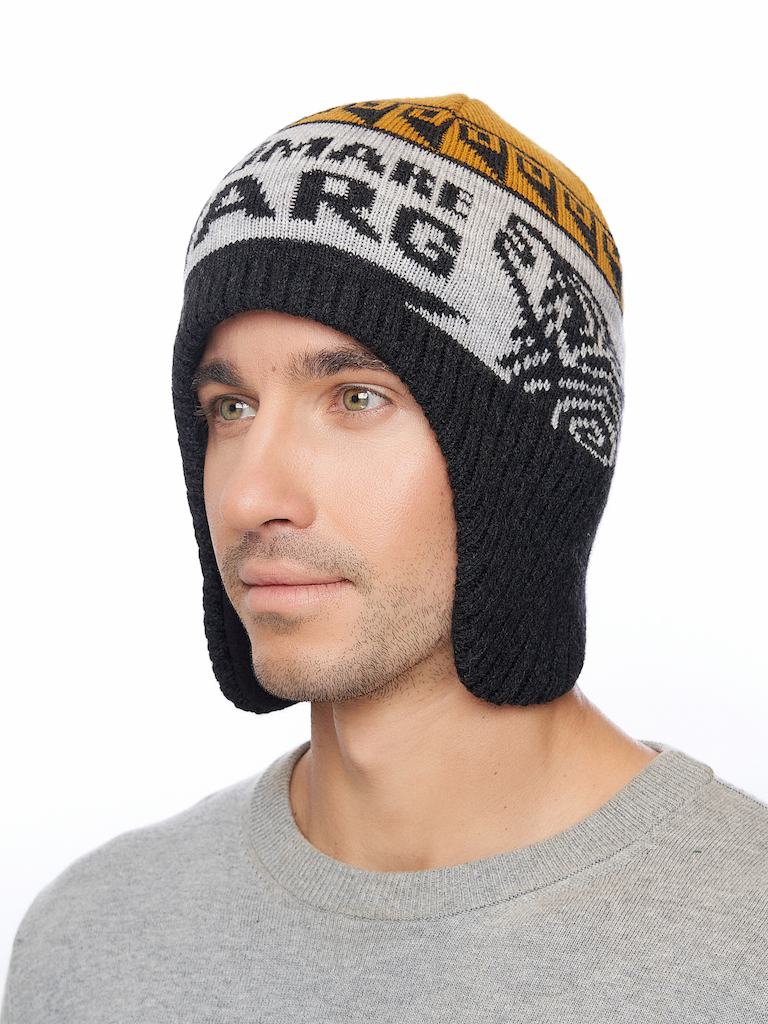 Pánská pletená čepice - 9784 - šedá