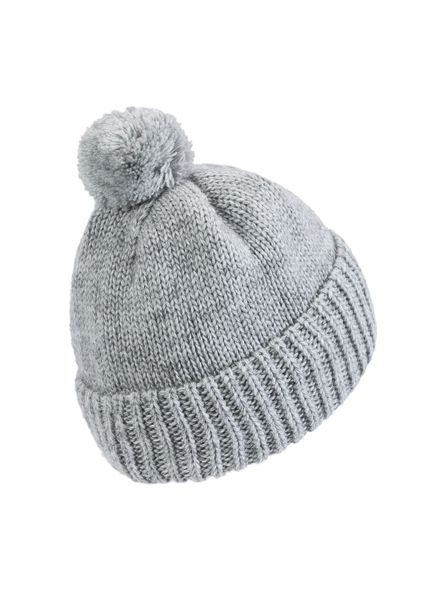 Dámská pletená čepice - 1538 - světle šedá