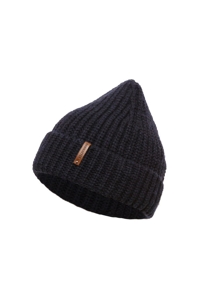 Dámská pletená čepice - 1663 - borůvková