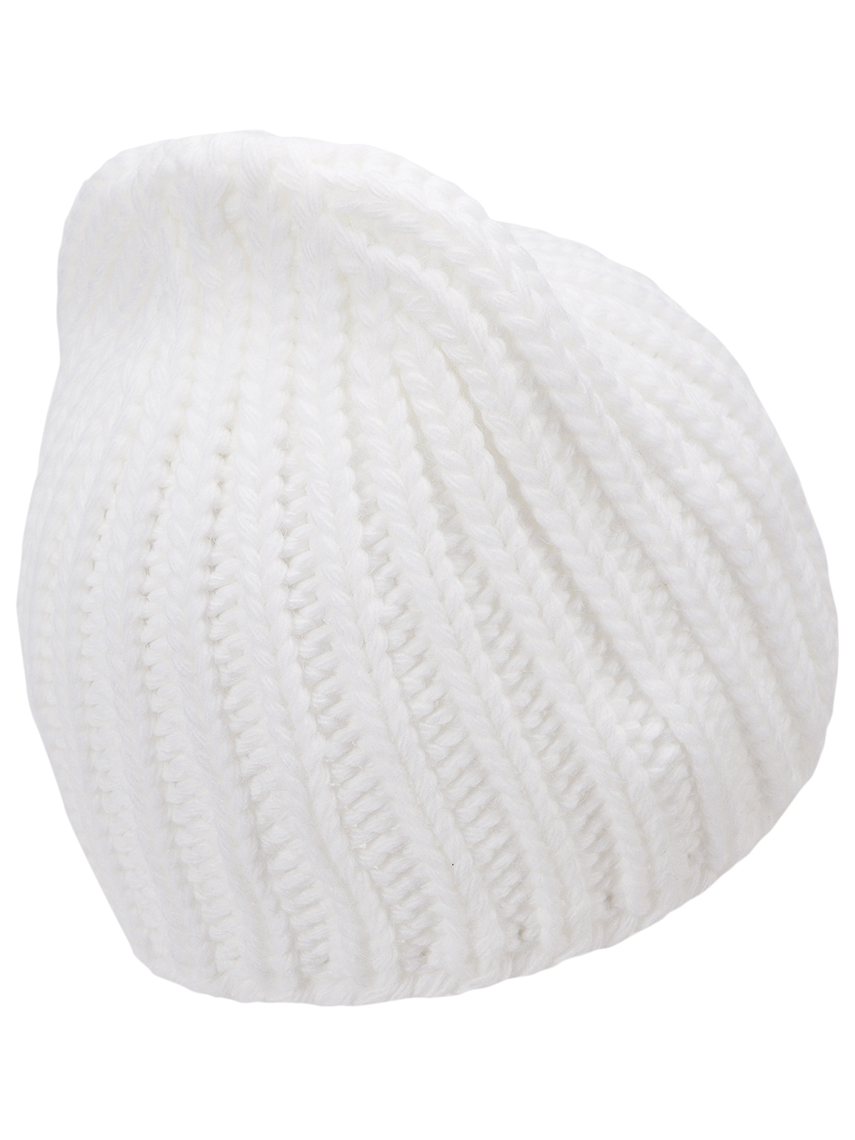 Dámská pletená čepice - 9571 - bílá