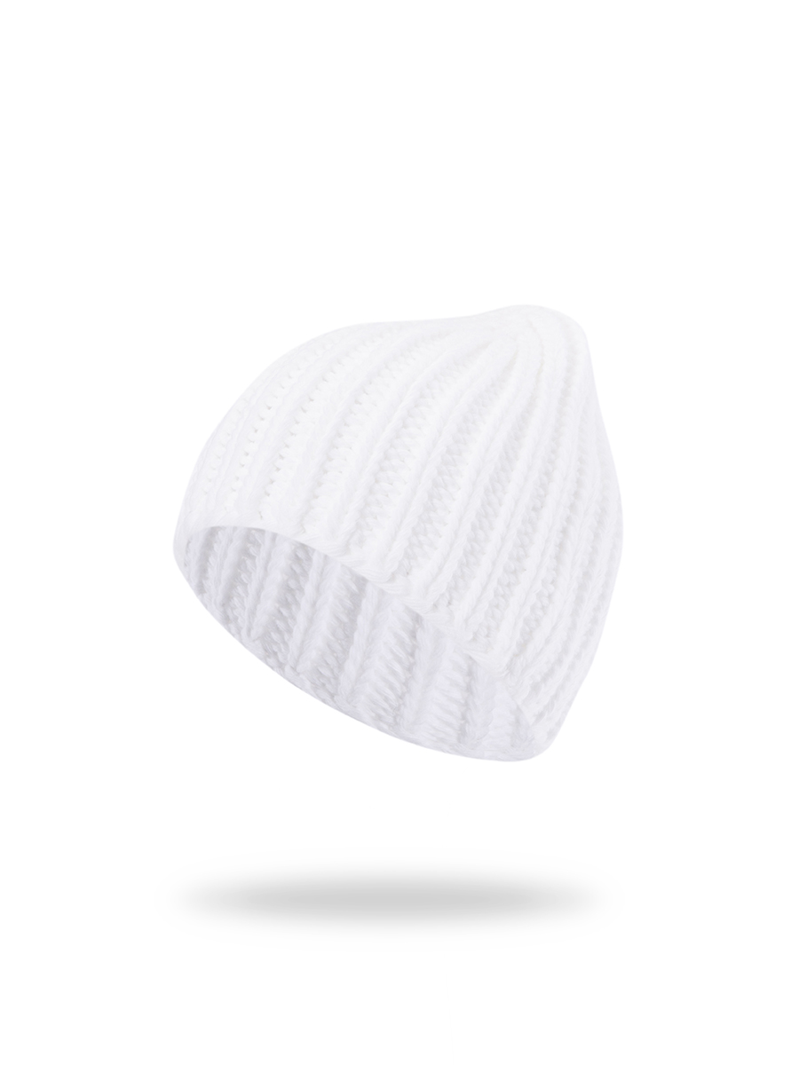 Dámská pletená čepice - 9571 - bílá