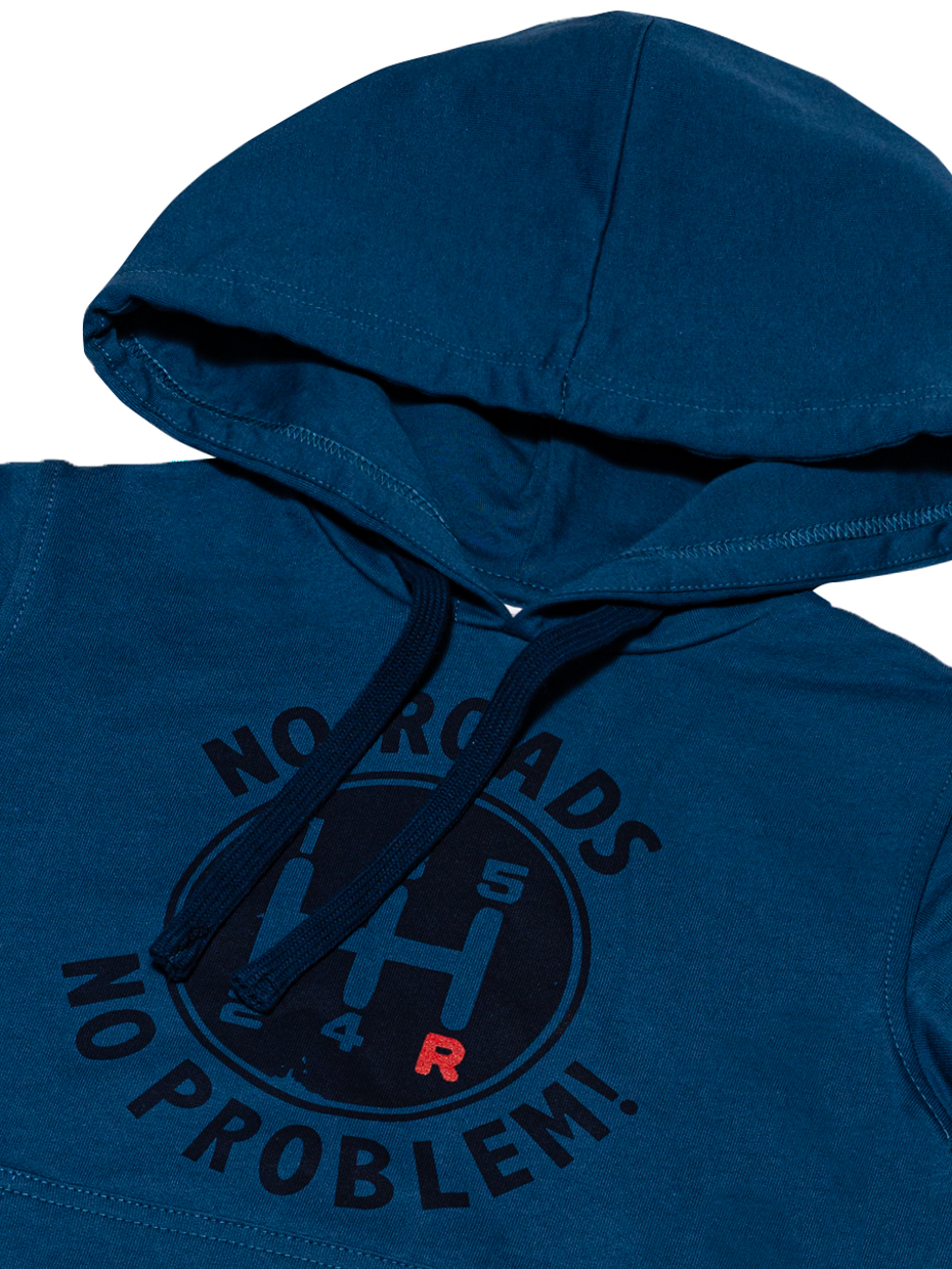 Chlapecká mikina s kapucí Future - tmavě modrá 152