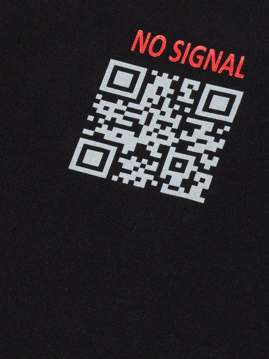 Chlapecká mikina No Signal - černá 140