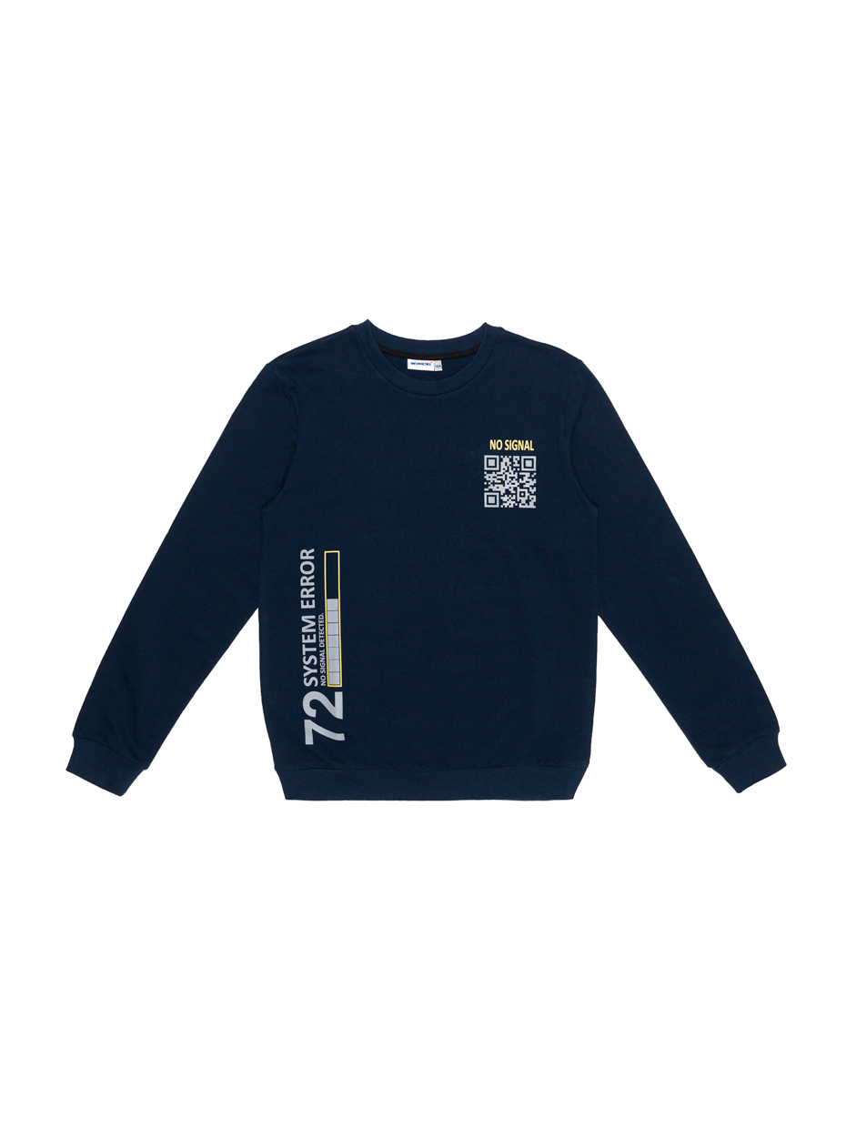 Chlapecká mikina No Signal - navy 158