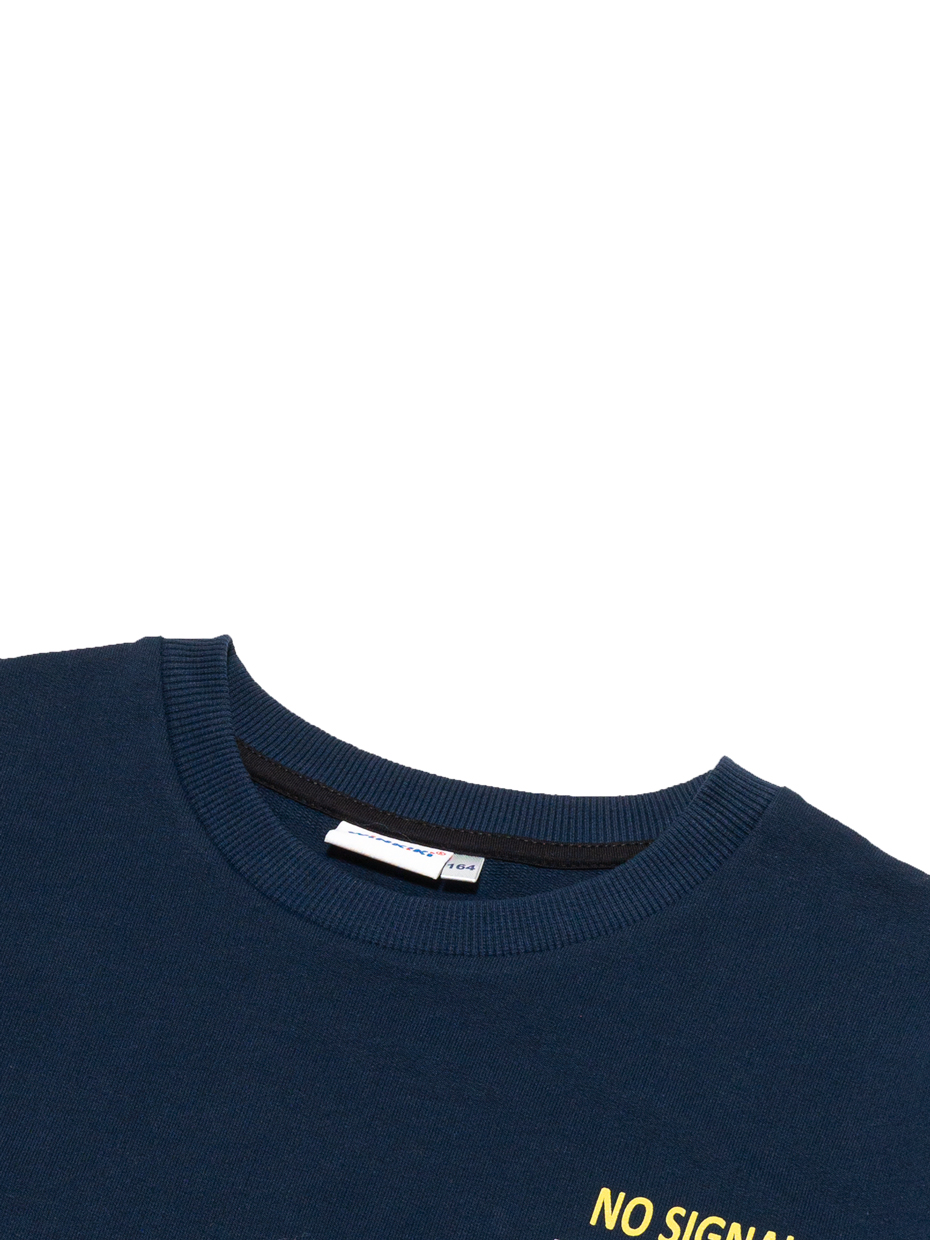Chlapecká mikina No Signal - navy 158