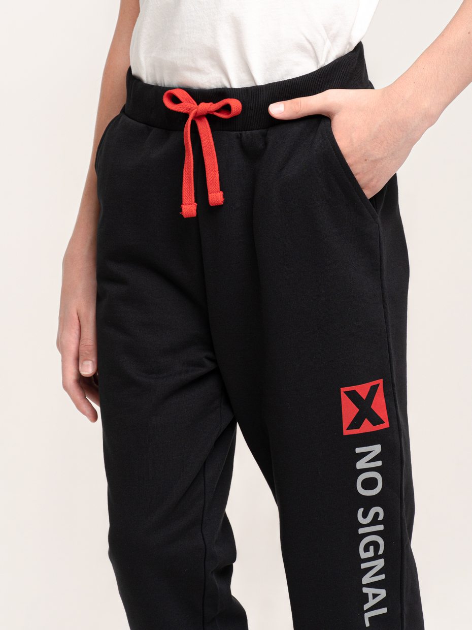 Chlapecká tepláky No Signal - černá 152