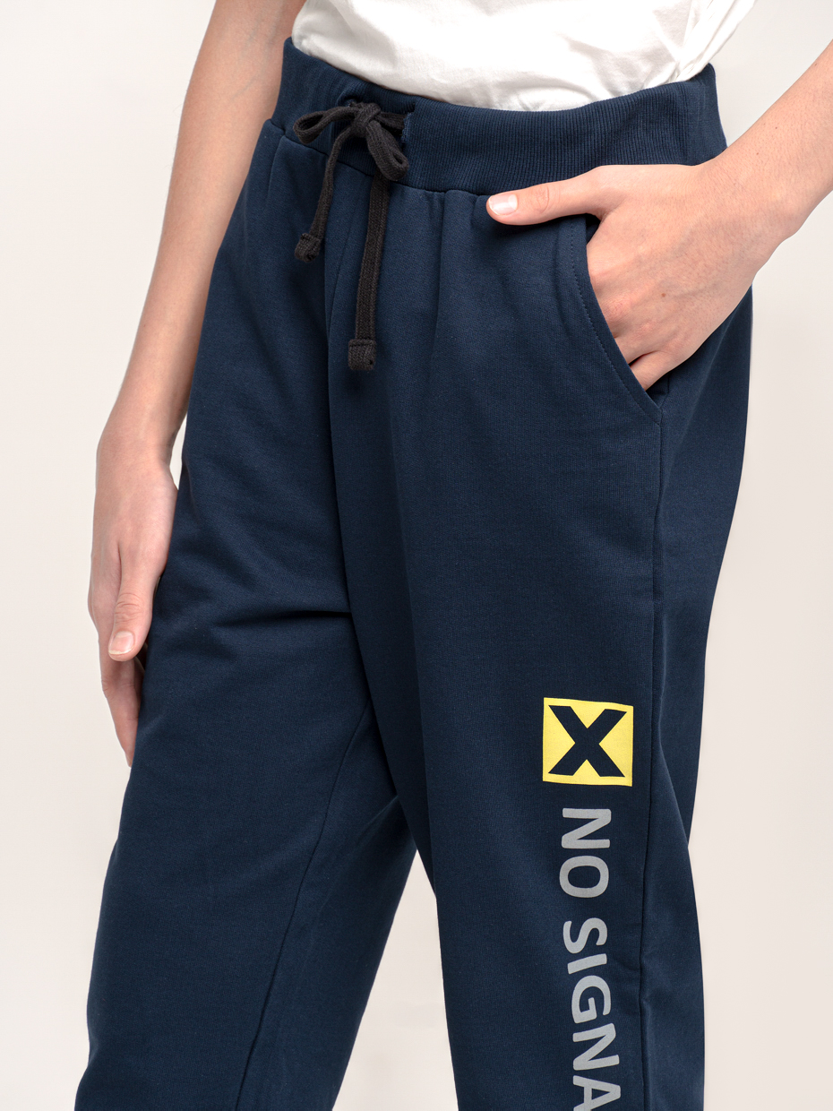 Chlapecká tepláky No Signal - navy 140