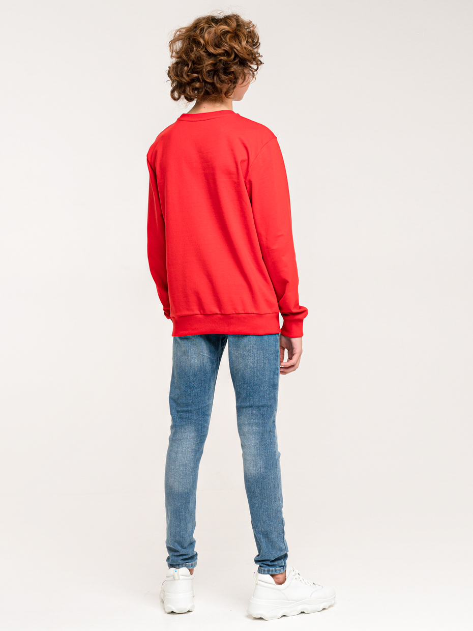 Chlapecká mikina WNK - červená 164