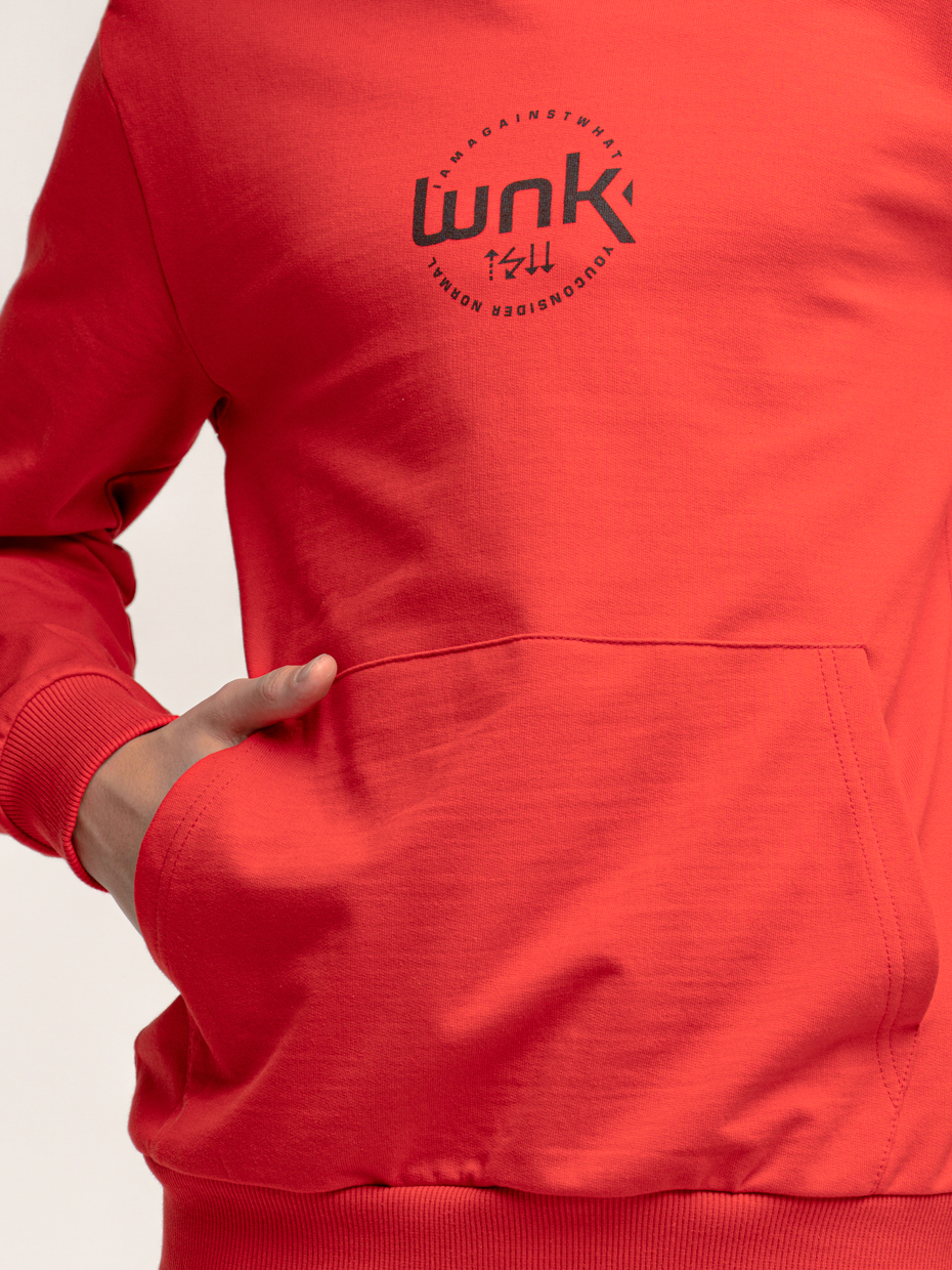 Chlapecká mikina WNK - červená 164