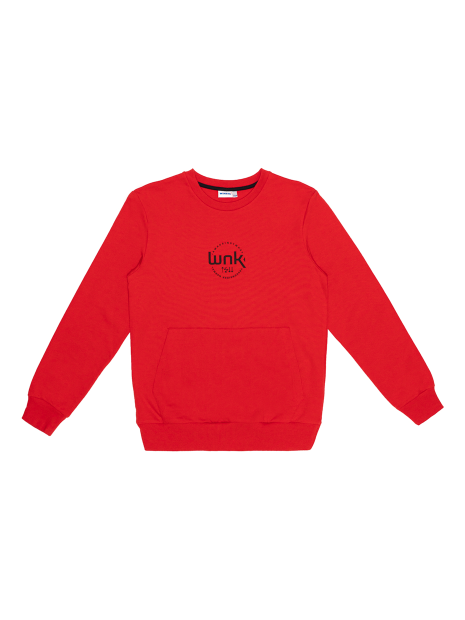 Chlapecká mikina WNK - červená 164