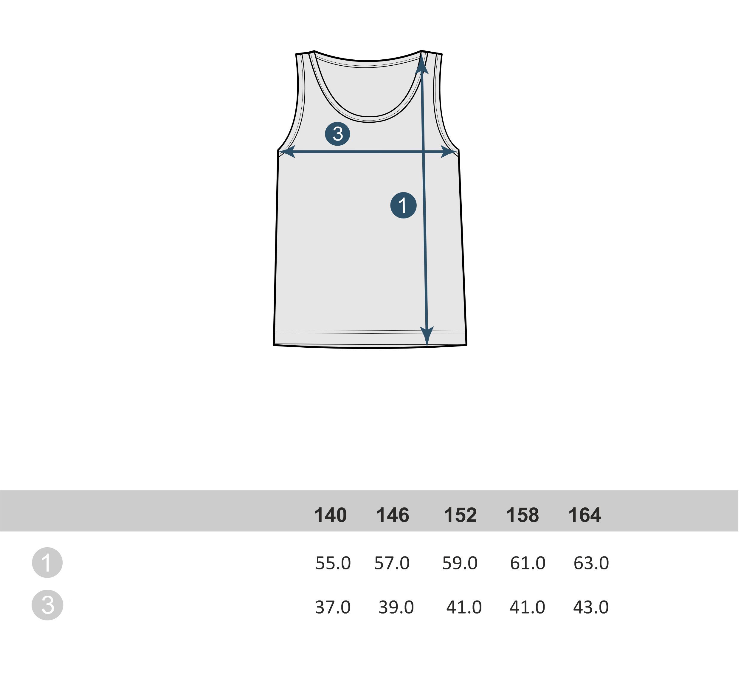 Dívčí tílko JeT'aime - černá 152