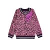Dívčí mikina Leopard - růžová - velikost 152