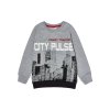 Chlapecká mikina City Pulse - šedý melanž - velikost 152