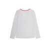 Dívčí tunika s dlouhým rukávem Snap - šedý melanž - velikost 152