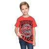 Chlapecké tričko Summer Vibe - červená - velikost 152