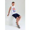 Chlapecké tílko Active - bílá — dětské oblečení Winkiki