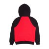 Chlapecká mikina s kapucí WIN - černá/červená - velikost 164