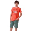 Chlapecké tričko Error - oranžová - velikost 164