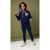 Chlapecká mikina na zip Brooklyn - navy - velikost 164