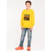 Chlapecká mikina Enjoy - žlutá - velikost 152