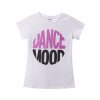 Dívčí tričko Dance Mood - bílá/černá - velikost 152