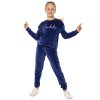 Dívčí tepláky Velur Winkiki - navy - velikost 146