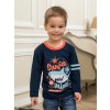 Chlapecké tričko s dlouhým rukávem Surfer - navy - velikost 122