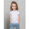 Dívčí tričko Basic - bílá detail — Winkiki Kids Wear