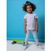 Dívčí tričko Basic - bílá - pruhy detail — Winkiki Kids Wear
