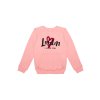 Dívčí mikina London - růžová - velikost 122