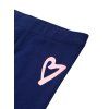 Dívčí legginy With Hearth - navy — Winkiki Kids Wear