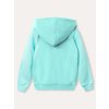 Dívčí mikina s kapucí Mia - tyrkysová - velikost 122