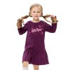 Dívčí šaty Unicorn - fialová - velikost 122