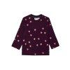 Dívčí tričko s dlouhým rukávem Hvězdička - fialová - velikost 98
