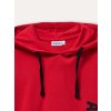Chlapecká mikina s kapucí Active - červená - velikost 170