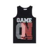 Chlapecké tílko Game ON - černá - velikost 152